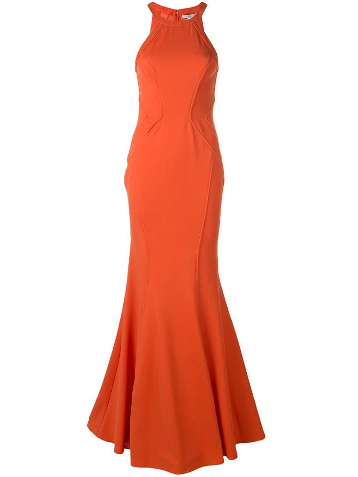 Zac Zac Posen Lisa Mermaid Gown - Orange