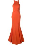 Zac Zac Posen Lisa Mermaid Gown - Orange