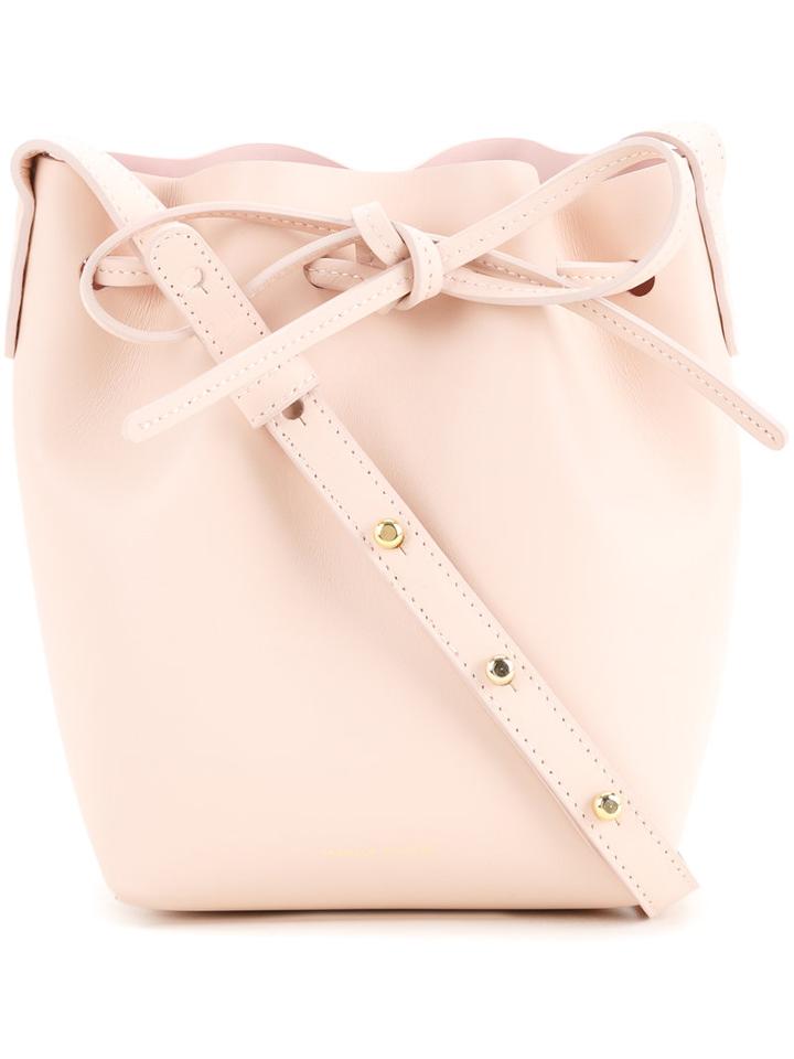 Mansur Gavriel Mini Mini Bucket Bag, Women's, Nude/neutrals, Calf Leather