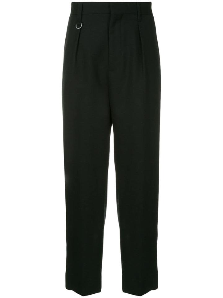 Monkey Time Tailored Wide Leg Trousers - Black