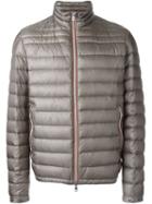 Moncler Zipped Padded Jacket, Men's, Size: 3, Grey, Polyamide/feather Down