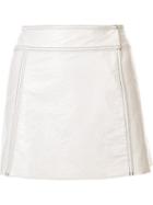Misha Nonoo 'lou Lou' Mini Skirt, Women's, Size: Medium, White, Cotton/polyurethane