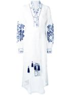 'berry' Dress - Women - Linen/flax - M, White, Linen/flax, Yuliya Magdych