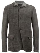 Lost & Found Ria Dunn Double Collar Jacket, Men's, Size: Small, Grey, Linen/flax/hemp