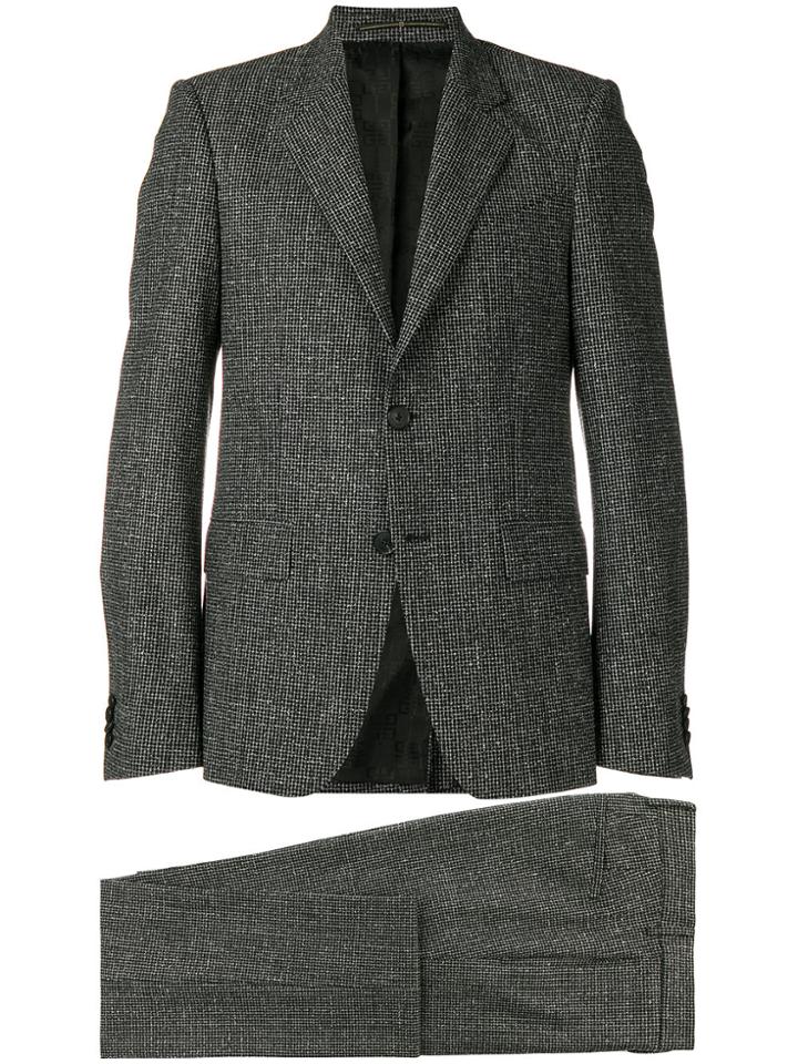 Givenchy Check Bouclé Suit - Black