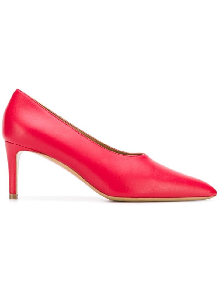 Mansur Gavriel Pointy Heel - Red