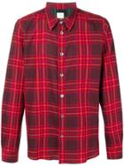 Ps Paul Smith Checked Shirt - Red