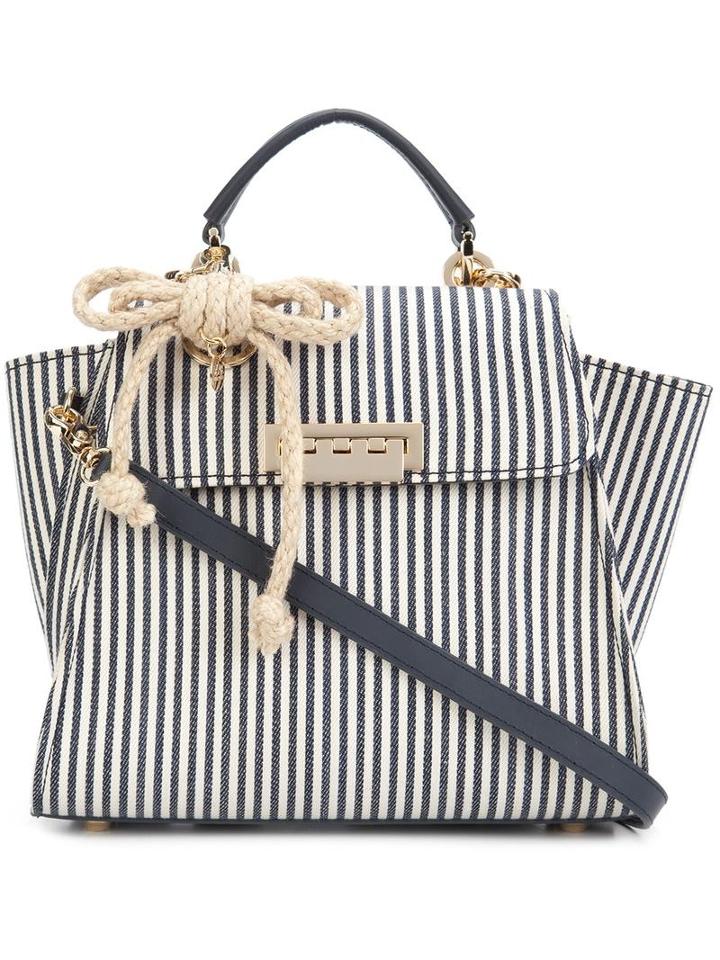 Zac Zac Posen 'eartha Iconic Top Handle' Tote, Women's, Blue, Canvas/leather
