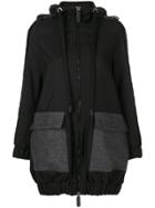 No Ka' Oi Cargo Pocket Parka - Black