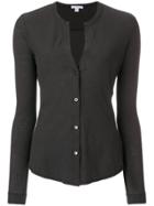 James Perse Slim Fit Knitted Shirt - Black