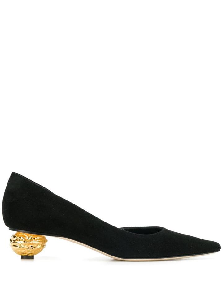 Loewe Nut Heel Pumps - Black