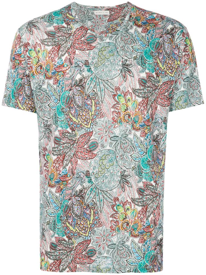 Etro Tropical Print T-shirt - Multicolour