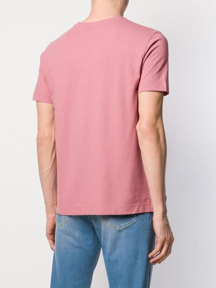 Drumohr Classic T-shirt With Pocket - Pink