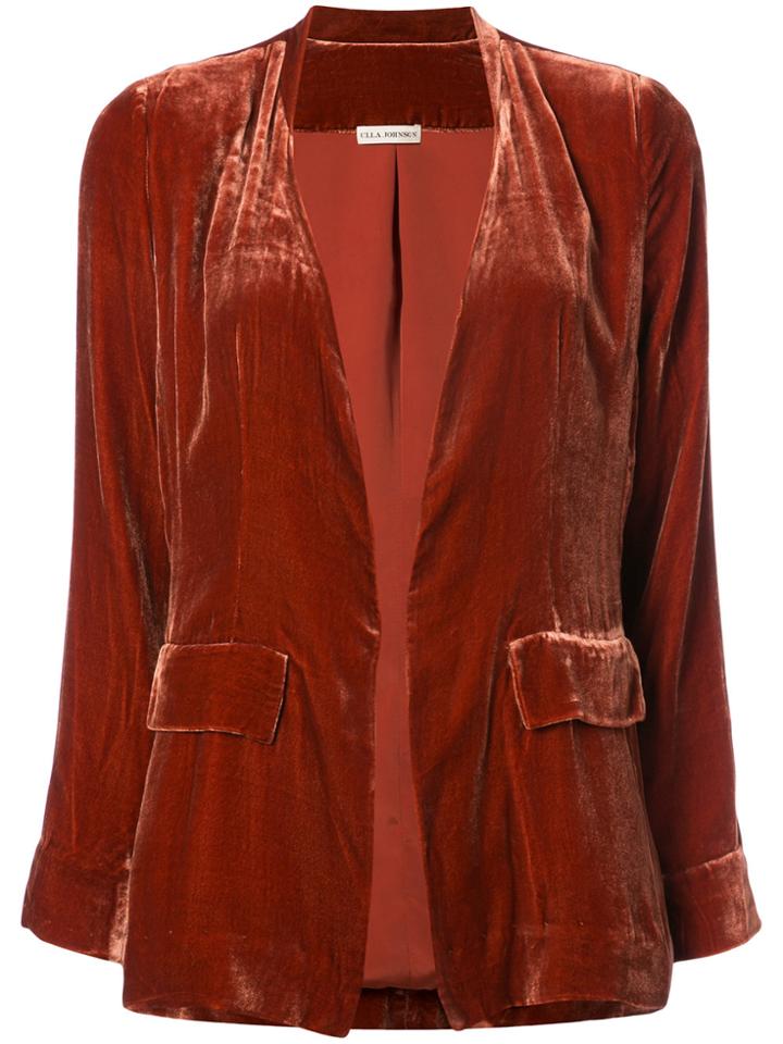 Ulla Johnson Slim Fit Blazer - Yellow & Orange