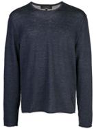 Rag & Bone Melange Long Sleeve Top - Blue