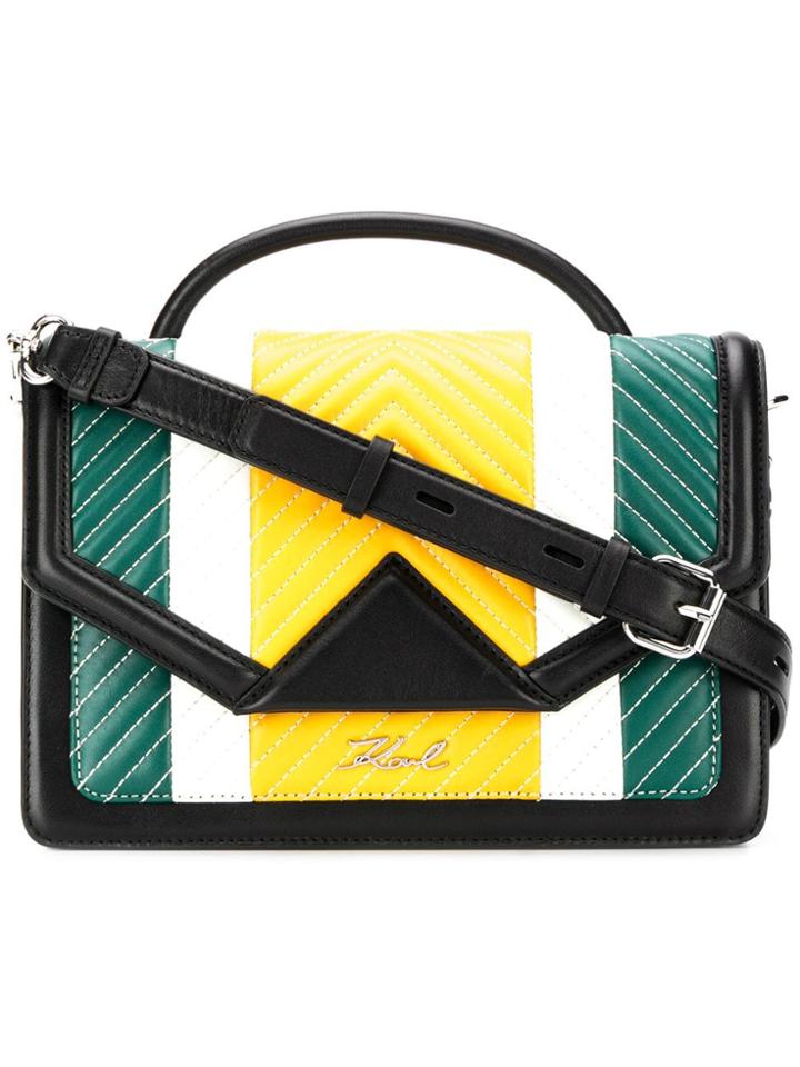 Karl Lagerfeld Klassik Quilted Crossbody Bag - Black