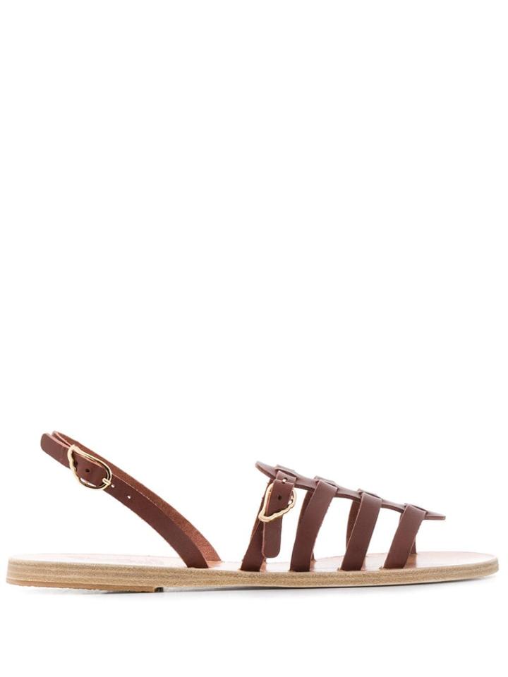 Ancient Greek Sandals Mathraki Sandals - Brown
