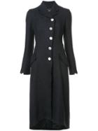 Proenza Schouler - Oversized Button Coat - Women - Cotton/acrylic/polyamide/polyester - 4, Black, Cotton/acrylic/polyamide/polyester