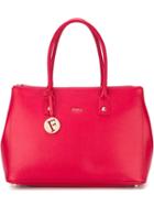 Furla Large Tote, Women's, Red, Calf Leather