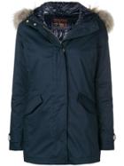 Woolrich Quilted Short Parka - Blue