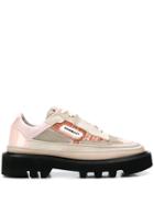 Rombaut Ridged Sole Brogues - Pink