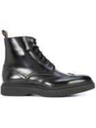 Dior Homme Lace Up Ankle Boots - Black