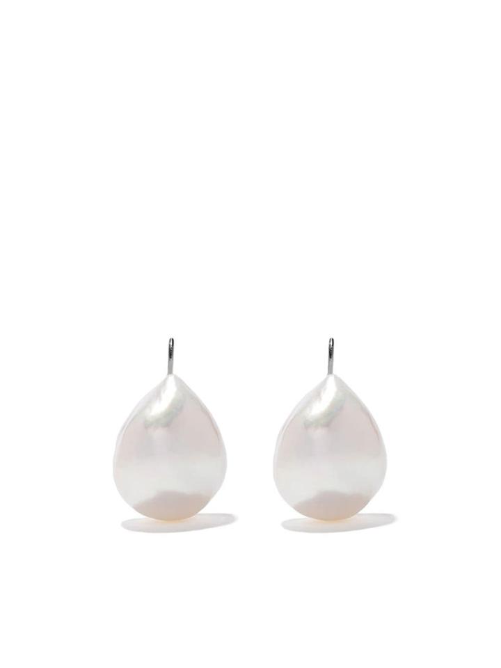 Wouters & Hendrix Gold 18kt Gold Leverback Earrings - White Gold