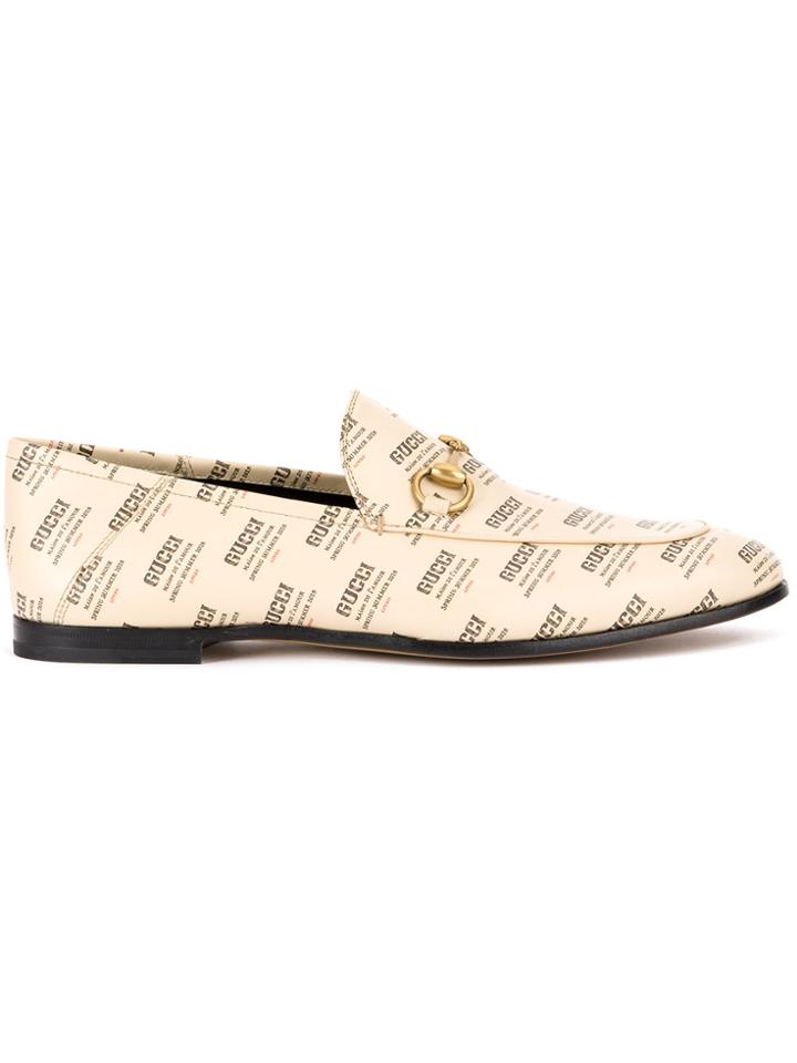 Gucci Gg Monogram Loafers - Multicolour