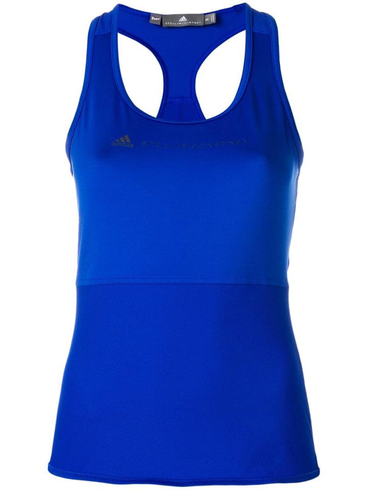 Adidas By Stella Mccartney Jersey Tank Top - Blue