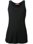 Manning Cartell Ribbed Tank Top - Black