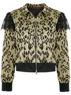 À La Garçonne Leopard Glitter Jacket - Nude & Neutrals
