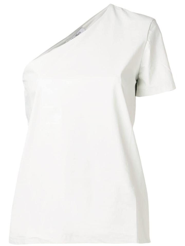 Max Mara One Shoulder T-shirt - White