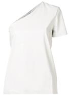Max Mara One Shoulder T-shirt - White