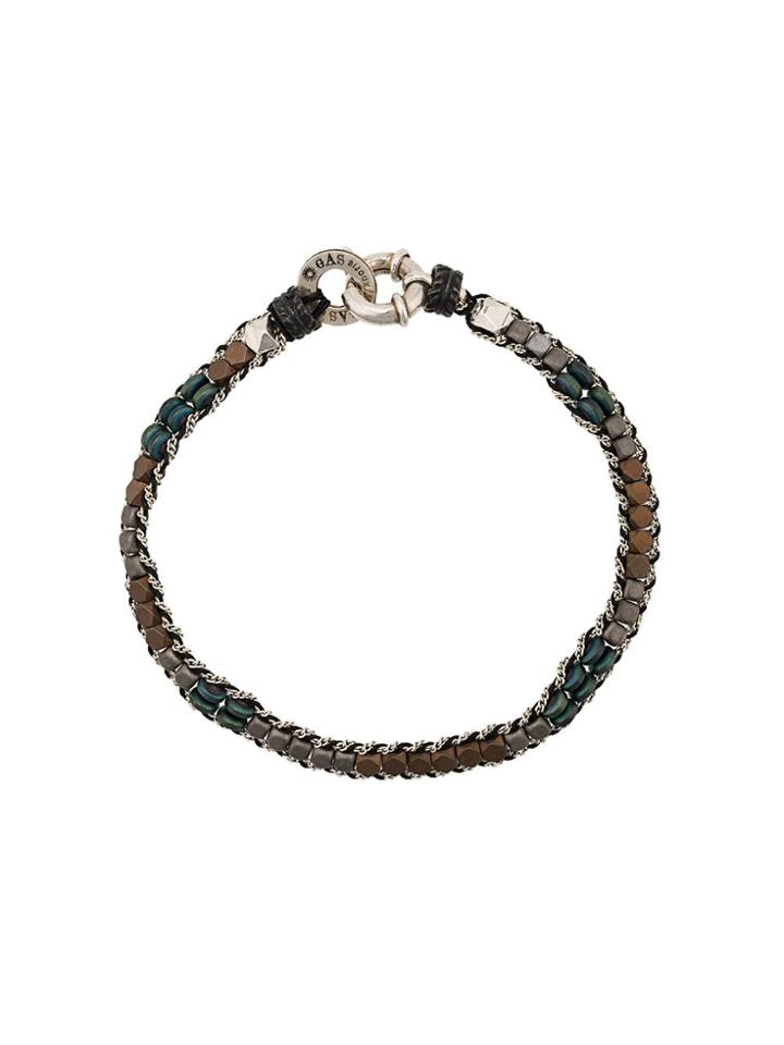 Gas Bijoux Woven Bead Bracelet - Gold