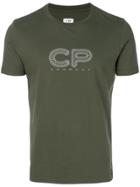 Cp Company Logo Print T-shirt - Green