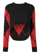 Opening Ceremony Umd X Opening Ceremony Elliptical Jumper, Women's, Size: Small, Red, Merino