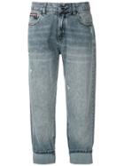 Le Lis Blanc Calça Girlfriend - Blue