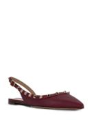 Valentino Valentino Garavani Rockstud Flats - Red