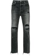 Red Card Ripped Skinny Jenas - Black