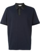 Marni Classic Polo Shirt, Men's, Size: 44, Blue, Cotton/polyester
