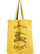 Burberry Large Archive Logo Shopper - Yellow & Orange