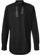 Neil Barrett Bow Tie Print Shirt - Black