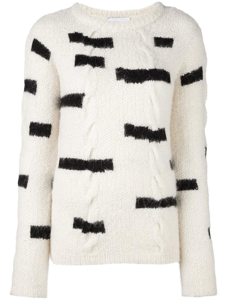 Christian Wijnants 'kes' Jumper, Women's, Size: Small, White, Polyamide/wool/alpaca