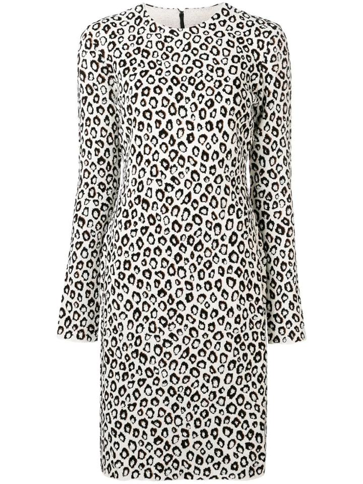 Givenchy Leopard Print Dress - White