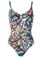 Lygia & Nanny - Printed Swimsuit - Women - Polyamide/spandex/elastane - 40, Polyamide/spandex/elastane