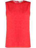 Dvf Diane Von Furstenberg Round Neck Top - Red