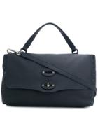 Zanellato Double Clasp Tote Bag - Blue