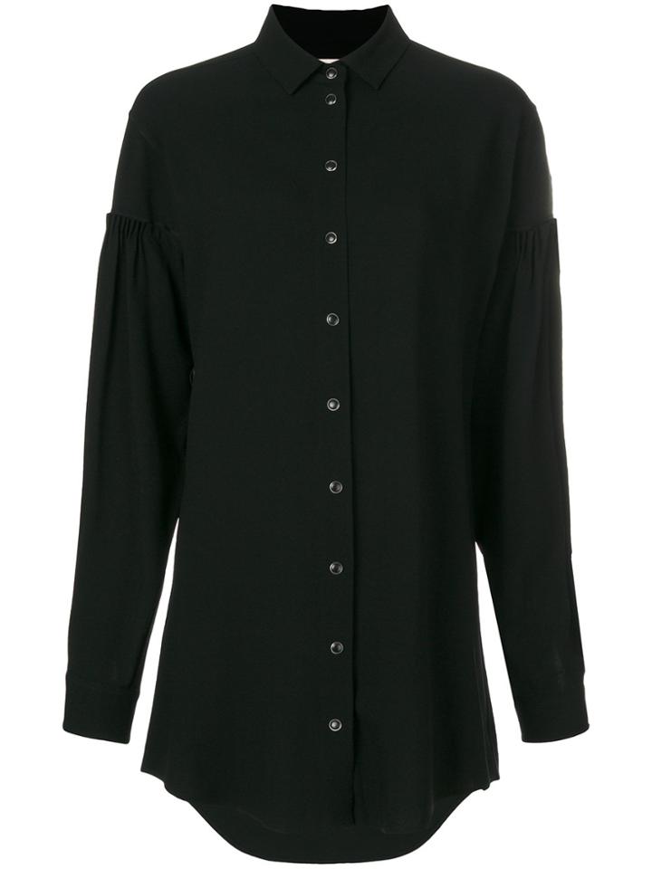 Saint Laurent Mini Shirt Dress - Black