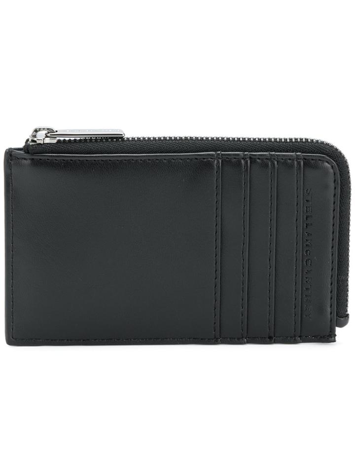 Stella Mccartney Star Zip Around Wallet - Black