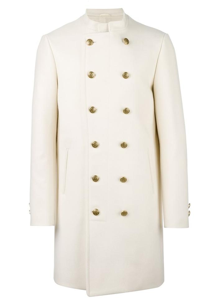 Ports 1961 Military Coat, Men's, Size: 48, Nude/neutrals, Cupro/cotton/virgin Wool/polyamide